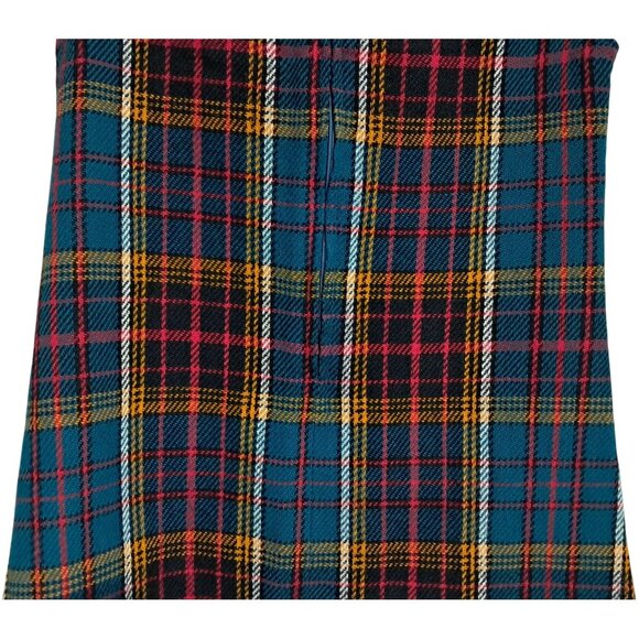 Vintage 60s Girls Plaid Jumper Dress Girls Size 8 by Rayonette - Picture 8 of 9